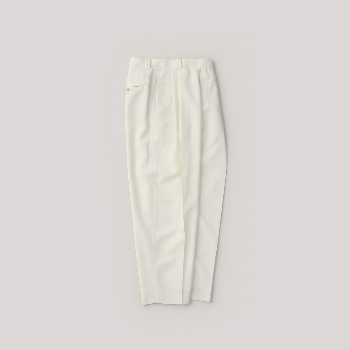 Twist Wool Twill Tapered Trousers
