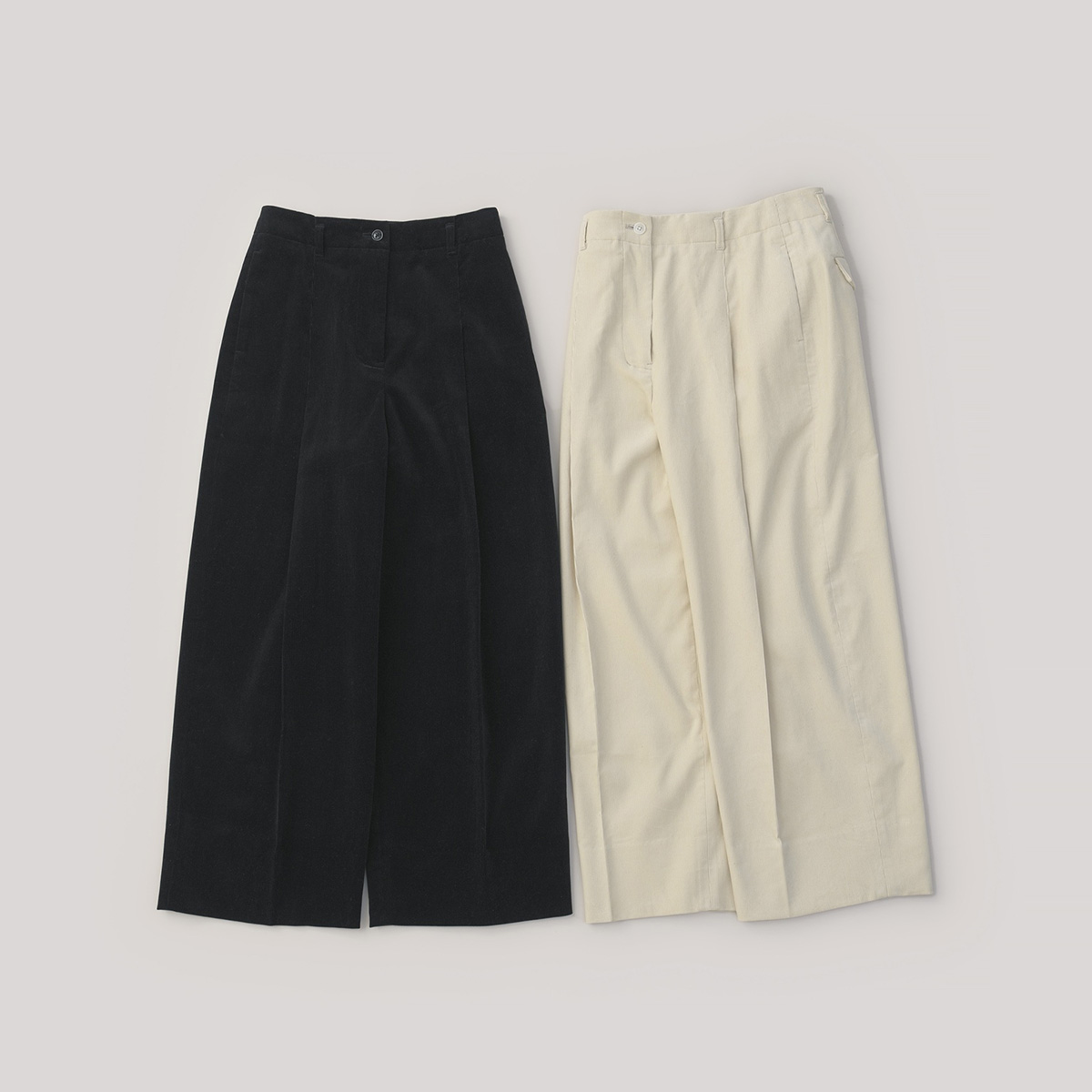 Finx Cotton Corduroy Wide Trousers