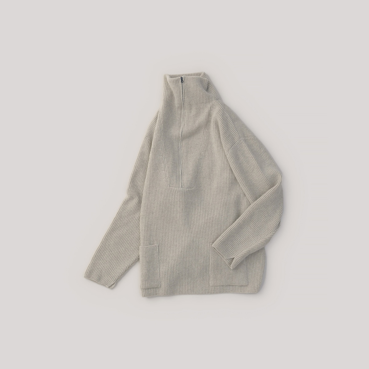 Yak×Ca/Wool Half Zip